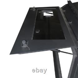 Truck Cap with Side Window Glass for Tacoma, Tundra, Jeep, Ford, GMC, and more