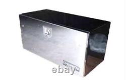 Truck Tool Box, Black with Stainless Steel Front, 6.7 cu. Ft. Cap 18x18x36