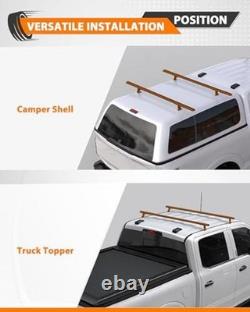 Truck Topper Roof Rack for Pickup Truck Cap, Heavy Duty Aluminum Camper 60
