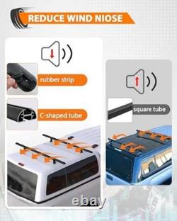 Truck Topper Roof Rack for Pickup Truck Cap, Heavy Duty Aluminum Camper 60