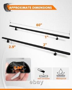 Truck Topper Roof Rack for Pickup Truck Cap, Heavy Duty Aluminum Camper 60