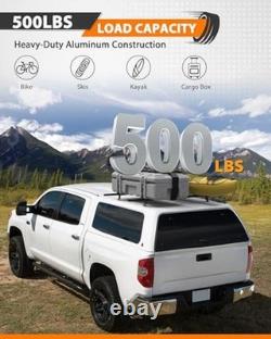 Truck Topper Roof Rack for Pickup Truck Cap, Heavy Duty Aluminum Camper 60 Truck Topper Roof Rack for Pickup Truck Cap, Heavy Duty Aluminum Camper 60