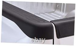 Ultimate BedRail Caps Factory witho Stake Holes 2-Piece Set, Black, Smooth