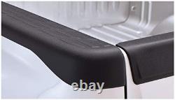 Ultimate BedRail Caps Factory witho Stake Holes 2-Piece Set, Black, Smooth