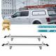 Universal 53 Truck Cap Topper Rack Aluminum Ladder Roof Rack For Truck, White