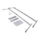 Universal Aluminum Truck Cap Topper Ladder Roof Rack For Pickup Camper Shell