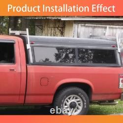 Universal Aluminum Truck Cap Topper Ladder Roof Rack for Pickup Camper Shell