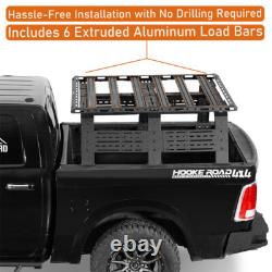 Universal Full-size Truck Bed Cap Platform Rack Trunk Bed Cargo Carrier Alum