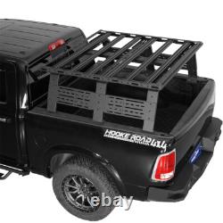 Universal Full-size Truck Bed Cap Platform Rack Trunk Bed Cargo Carrier Alum