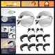 Upgrade Semi Truck Locking Fuel Cap Cover 2 Pcs With 4 Keys, Fits Most Trucks