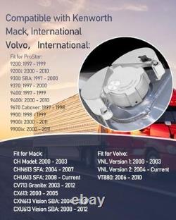 Upgrade Semi Truck Locking Fuel Cap Cover 2 Pcs with 4 Keys, Fits Most Trucks