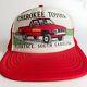 Vintage 80's Toyota Pickup Trucker Hat Cap Mens Snap Red Truck 22r