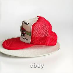 VINTAGE 80's Toyota Pickup Trucker Hat Cap Mens Snap Red Truck 22r Florence SC