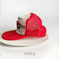 VINTAGE Toyota Pickup Truck Hat Cap Mens Snap Red Trucker 22r TRD TACOMA TUNDRA