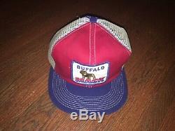 VTG 80s MACK TRUCK Buffalo Bull Dog Patch K-Brand K-Products Hat USA Made A