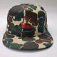 Vtg Nos Mack Trucks Camo Louisville Manufacturing Embroidered Logo Snapback Hat