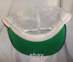 Vintage BLACKBURN TRUCK LINES Made In USA Trucker Cap Snapback Hat DEADSTOCK New