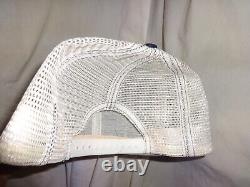 Vintage BLACKBURN TRUCK LINES Made In USA Trucker Cap Snapback Hat DEADSTOCK New
