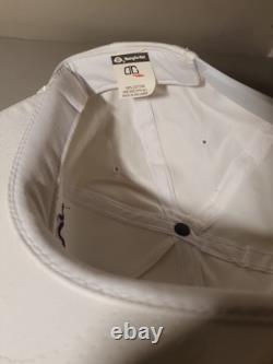 Vintage Hat TYPHOON GMC TRUCK 90's SnapBack Cap Genuine Young White Purple NOS