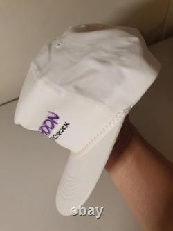 Vintage Hat TYPHOON GMC TRUCK 90's SnapBack Cap Genuine Young White Purple NOS