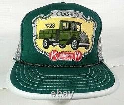 Vintage Kenworth Classics Truck Patch Trucker Hat Snapback Tonkin inc