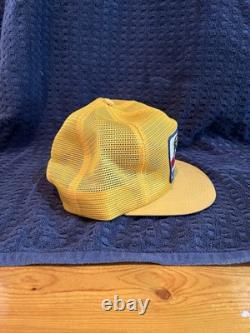 Vintage Mack Trucks USA Advertising K Brand Logo Snapback Trucker Retro Hat