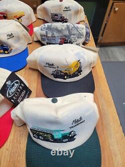Vintage Rare Trucker Hat Lot Of 7 Mack Trucks K Products Made In USA NWT