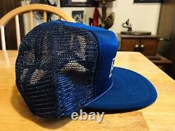 Vintage Snapback H&n Ford Truck Navy Blue Trucker Mesh Hat Cap