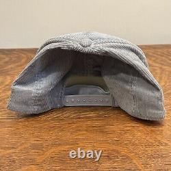 Vtg ESSO John Archibald Mack Truck Snapback Corduroy Hat Cap Oil MINT with Tag