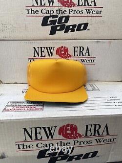 Vtg New Era Lot Of 18 Trucker Hat Snapback NOS Dupont Visor Pro Design 80s M/L