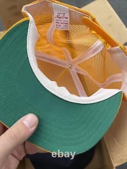 Vtg New Era Lot Of 18 Trucker Hat Snapback NOS Dupont Visor Pro Design 80s M/L