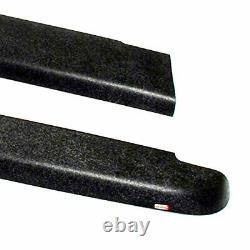 Wade 72-40621 Truck Bed Rail Caps Black Smooth Finish without Stake Holes for