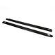 Wade 72-41104 Truck Bed Rail Caps Black Smooth Finish With Stake Holes For 20