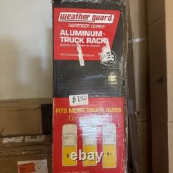 Weather Guard TR801-A 800 lbs. Load Cap. Black Universal Aluminum Truck Rack