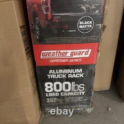 Weather Guard TR801-A 800 lbs. Load Cap. Black Universal Aluminum Truck Rack
