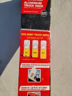 Weather Guard TR801-A 800 lbs. Load Cap. Black Universal Aluminum Truck Rack