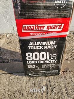 Weather Guard TR801-A 800 lbs. Load Cap. Black Universal Aluminum Truck Rack