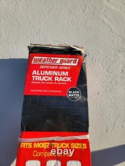 Weather Guard TR801-A 800 lbs. Load Cap. Black Universal Aluminum Truck Rack