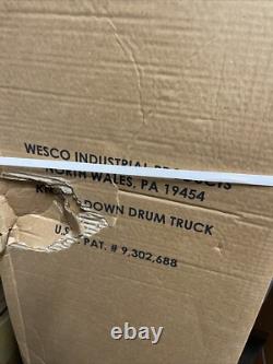 Wesco 240016 Drum Truck, 1000 Lb. Ld Cap, Unassembled New