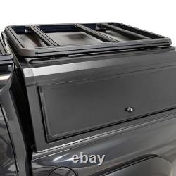 Westin 15-00145 EXP Mid-Size Truck Cap Roof Rack 45x55in Textured Black Aluminum