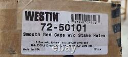 Westin 72-50101 Wade Black Bed Rail Caps for Silverado Sierra 1500 8 FOOT Beds