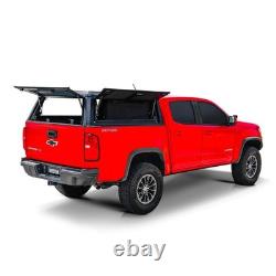 Westin Automotive 16-11015 EXP Truck Cap With Solid Front Glass Matte Black