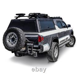 Westin Automotive 16-11065 EXP Truck Cap With Solid Front Glass Matte Black