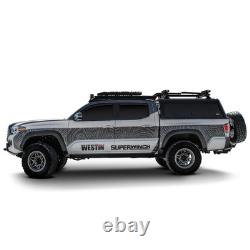 Westin Automotive 16-11065 EXP Truck Cap With Solid Front Glass Matte Black