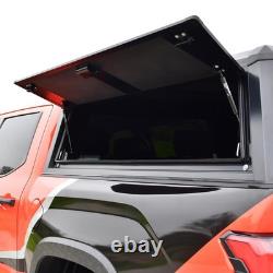 Westin Automotive 16-14155 EXP Truck Cap With Solid Front Glass Matte Black