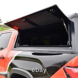 Westin Automotive 16-14155 EXP Truck Cap With Solid Front Glass Matte Black
