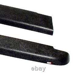 Westin Wade Truck Bed Rail Caps Black Smooth Finish Without Stake Holes For