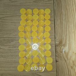 Yellow Forklift Caps Or RV Propane Caps New Lot Of 50