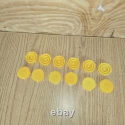 Yellow Forklift Caps Or RV Propane Caps New Lot Of 50