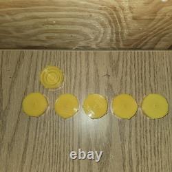 Yellow Forklift Caps Or RV Propane Caps New Lot Of 50
